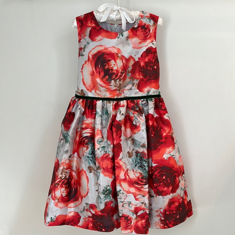 Pippa & Julie Floral Party Dress Size 7